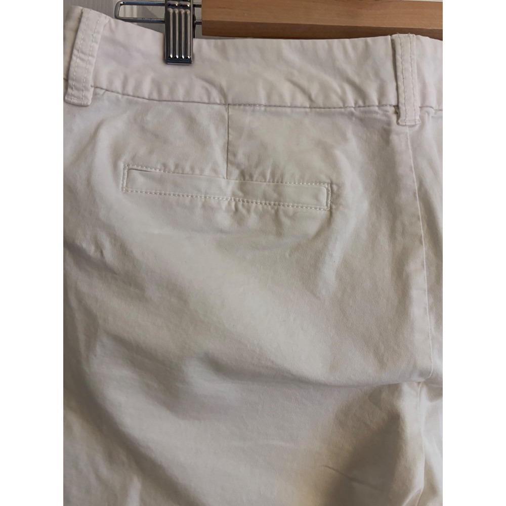 J.Crew White Bermuda Shorts Size 8 Stretch Cotton Classic Summer Preppy - Picture 7 of 7
